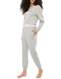 Flash Sale ⭐ Calvin Klein Modern Cotton Lounge Jogger In Grey Heather 🎉