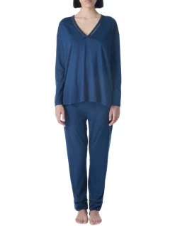 Best Sale โ๏ธ Simone Perele Brume Long Sleeve Top Blue โค๏ธ