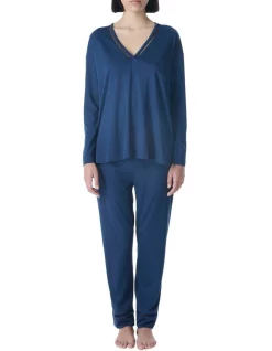 Discount ๐ Simone Perele Brume Night Pant In Astral Blue ๐