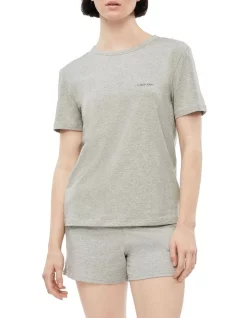 Cheap ❤️ Calvin Klein Modern Cotton Lounge Short Sleeve Crew Neck Tee In Grey 💯 -sleepwear-robes Sales unnamed file 1081