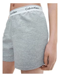 Promo 💯 Calvin Klein Modern Cotton Lounge Sleep Short In Grey 😉 -sleepwear-robes Sales unnamed file 1091