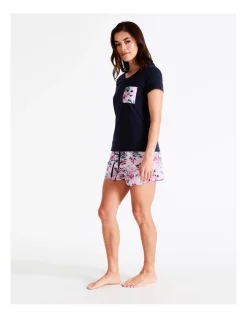 New 🔥 Soho Organic Cotton Knit Short Sleeve PJ Set In Pink 🥰 -sleepwear-robes Sales unnamed file 110