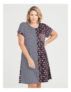 New 🔥 Taking Shape Bamboo Spliced 🐕 Dogs Nightie Print 👍 -sleepwear-robes Sales unnamed file 1118