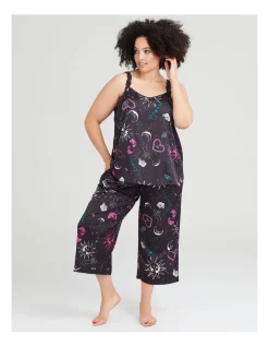 Deals 😍 Taking Shape Satin Zodiac Pyjama Top In Print 🛒 -sleepwear-robes Sales unnamed file 1146