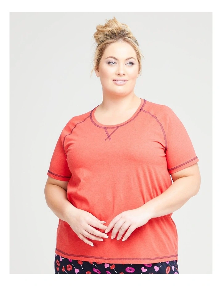 Coupon π Taking Shape Cotton Blend Pyjama Top In Red π 3 Coupon π Taking Shape Cotton Blend Pyjama Top In Red π