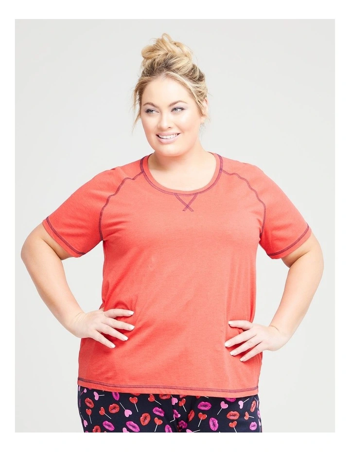 Coupon π Taking Shape Cotton Blend Pyjama Top In Red π 5 Coupon π Taking Shape Cotton Blend Pyjama Top In Red π - Image 3