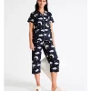 Wholesale π Soho Organic Cotton 3/4 PJ Set In Navy π 1 Wholesale π Soho Organic Cotton 3/4 PJ Set In Navy π -sleepwear-robes Sales unnamed file 1154
