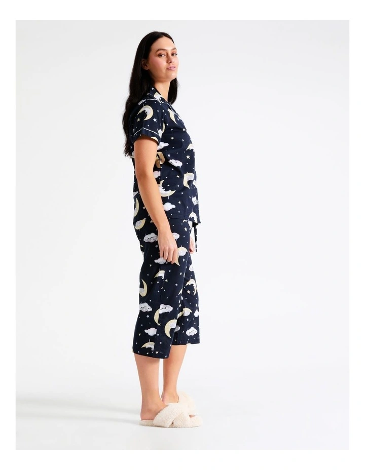 Wholesale π Soho Organic Cotton 3/4 PJ Set In Navy π 7 Wholesale π Soho Organic Cotton 3/4 PJ Set In Navy π - Image 5