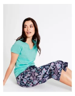 Wholesale βοΈ Soho Organic Cotton Knit V-Neck 3/4 PJ Set In Aqua π 11 Wholesale βοΈ Soho Organic Cotton Knit V-Neck 3/4 PJ Set In Aqua π -sleepwear-robes Sales unnamed file 1218