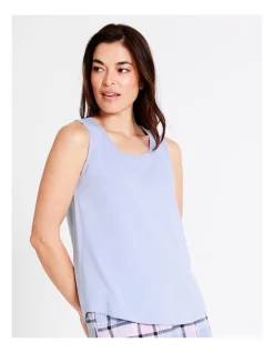Best reviews of 🤩 Soho Organic Cotton Tank In Blue 🥰 -sleepwear-robes Sales unnamed file 1244