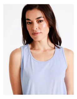 Best reviews of 🤩 Soho Organic Cotton Tank In Blue 🥰 -sleepwear-robes Sales unnamed file 1246