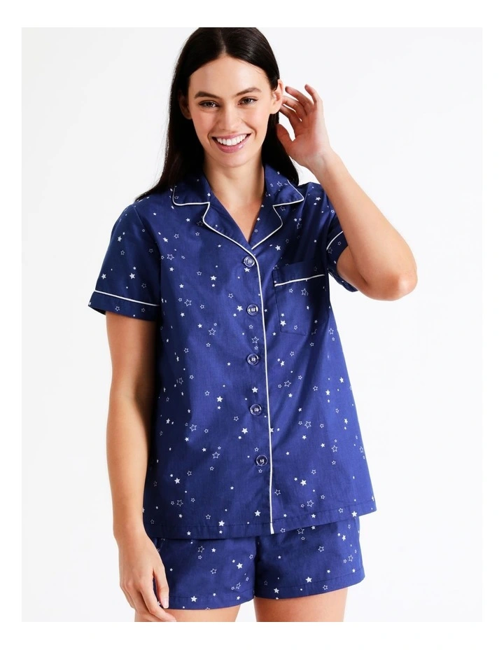 Promo 🤩 The Pyjama Foundation X Myer 👩 Women's Short Sleeve PJ Set In Navy 🛒 7 Promo 🤩 The Pyjama Foundation X Myer 👩 Women's Short Sleeve PJ Set In Navy 🛒 - Image 5