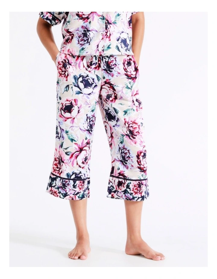 Discount π Chloe & Lola 3/4 Pant In Champagne Floral π 9 Discount π Chloe & Lola 3/4 Pant In Champagne Floral π - Image 7