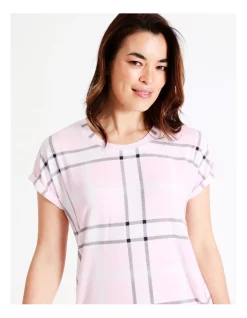 Best Pirce 🎁 Soho Core Short Sleeve Nightie In Pink 🤩 -sleepwear-robes Sales unnamed file 1364