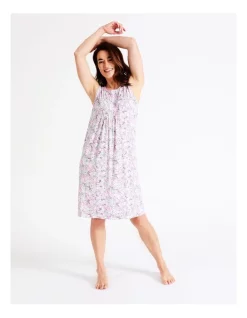 Outlet 🧨 Soho Viscose Elastane Sleeveless Nightie In Light Pink ⌛ -sleepwear-robes Sales unnamed file 1381