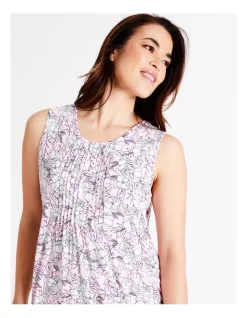 Outlet 🧨 Soho Viscose Elastane Sleeveless Nightie In Light Pink ⌛ -sleepwear-robes Sales unnamed file 1382