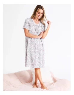 Best Sale ✔️ Soho Woven Short Length Nightie In White ⭐ -sleepwear-robes Sales unnamed file 1426