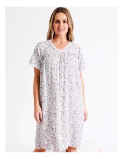 Best Sale ✔️ Soho Woven Short Length Nightie In White ⭐ -sleepwear-robes Sales unnamed file 1428