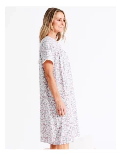 Best Sale ✔️ Soho Woven Short Length Nightie In White ⭐ -sleepwear-robes Sales unnamed file 1429