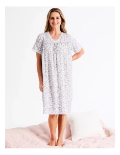 Best Sale ✔️ Soho Woven Short Length Nightie In White ⭐ -sleepwear-robes Sales unnamed file 1431
