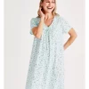 Cheapest 👍 Soho Knit Short Length Short Sleeve Nightie In Seafoam 🌟 -sleepwear-robes Sales unnamed file 1452