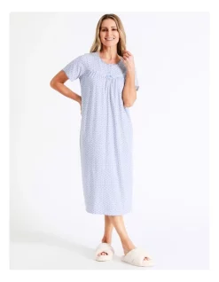 Flash Sale โค๏ธ Soho Knit Mid Length Nightie In Blue ๐ฅ