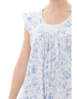 Discount 🌟 Givoni Lucia Flutter Sleeve Mid Nightie In Blue 🥰 -sleepwear-robes Sales unnamed file 1509