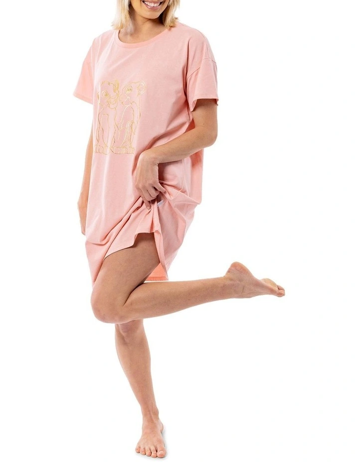 Budget 🔔 The Lion King Lion King Cotton Nightie In Pink 🔥 7 Budget 🔔 The Lion King Lion King Cotton Nightie In Pink 🔥 - Image 5