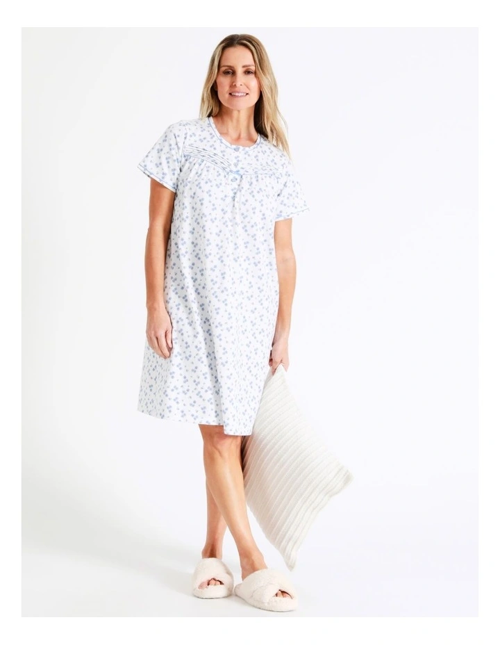 Wholesale π Soho Short Sleeve Nightie In White 𧨠4 Wholesale π Soho Short Sleeve Nightie In White 𧨠- Image 2