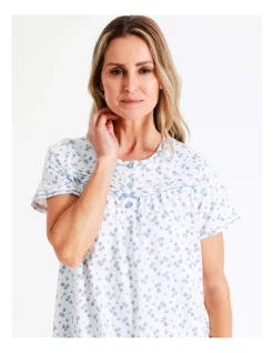 Wholesale π Soho Short Sleeve Nightie In White 𧨠11 Wholesale π Soho Short Sleeve Nightie In White 𧨠-sleepwear-robes Sales unnamed file 1546