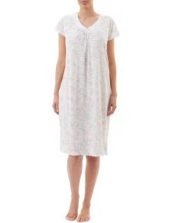 Top 10 🎉 Givoni Mabel Cap Sleeve Short Nightie In White 💯