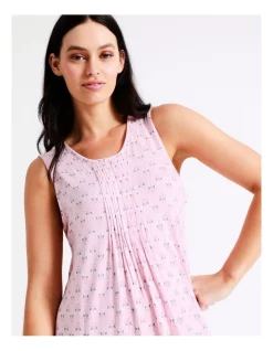 Outlet 💯 Soho Viscose Elastane Sleeveless Nightie In Pink 😉 -sleepwear-robes Sales unnamed file 1603