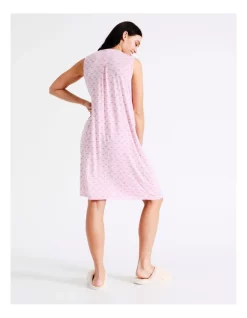 Outlet 💯 Soho Viscose Elastane Sleeveless Nightie In Pink 😉 -sleepwear-robes Sales unnamed file 1607