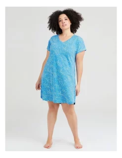 Buy β¨ Taking Shape V-neck Cuff Nightie Mid In Blue/White Spot π 9 Buy β¨ Taking Shape V-neck Cuff Nightie Mid In Blue/White Spot π -sleepwear-robes Sales unnamed file 1648