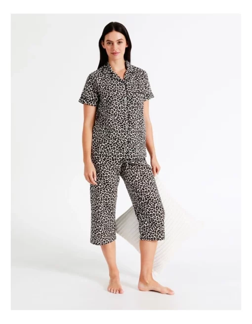 Deals 🤩 Soho Organic Cotton 3/4 PJ Set In Beige 🌟 -sleepwear-robes Sales unnamed file 165