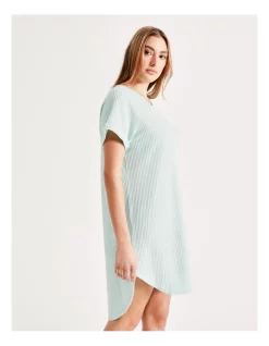 Best Sale 🤩 Chloe & Lola Waffle Short Sleeve Nightie In Mint ⭐ -sleepwear-robes Sales unnamed file 1662