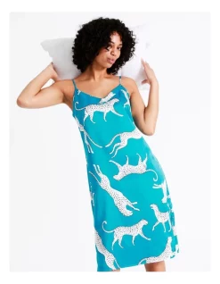 Budget 🎉 Chloe & Lola Satin Chemise In Teal 🔔 -sleepwear-robes Sales unnamed file 1683