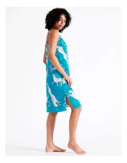 Budget 🎉 Chloe & Lola Satin Chemise In Teal 🔔 -sleepwear-robes Sales unnamed file 1684