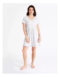 Promo 🤩 Soho Knit Short Sleeve Nightie In Mint ⭐ -sleepwear-robes Sales unnamed file 1693