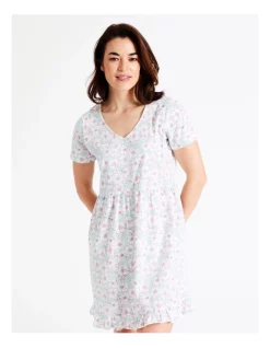 Promo 🤩 Soho Knit Short Sleeve Nightie In Mint ⭐ -sleepwear-robes Sales unnamed file 1694