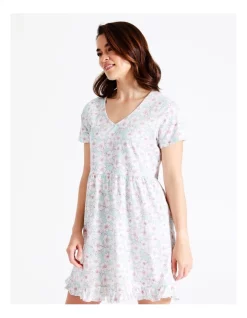 Promo 🤩 Soho Knit Short Sleeve Nightie In Mint ⭐ -sleepwear-robes Sales unnamed file 1695
