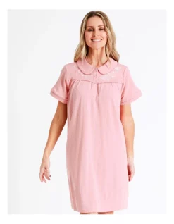 Outlet 🤩 Soho Knit Short Sleeve Nightie In Dusty Pink ✔️ -sleepwear-robes Sales unnamed file 1726