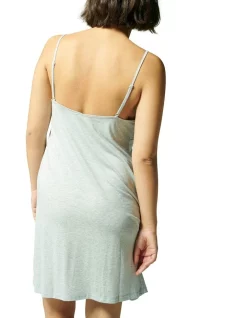 Cheapest 🔔 Simone Perele Brume Night 👗 Dress Mineral Grey 🌟 -sleepwear-robes Sales unnamed file 1769