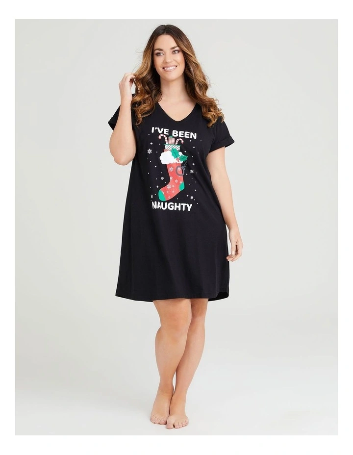 Brand new π Taking Shape Xmas Naughty Nightie In Black π 6 Brand new π Taking Shape Xmas Naughty Nightie In Black π - Image 4