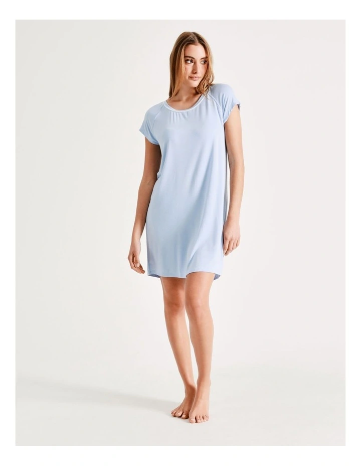 Buy π€© Chloe & Lola Bamboo Short Sleeve Nightie In Blue β¨ 7 Buy π€© Chloe & Lola Bamboo Short Sleeve Nightie In Blue β¨ - Image 5