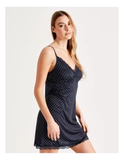 Budget 🥰 Chloe & Lola Slinky Chemise Navy ❤️ -sleepwear-robes Sales unnamed file 1827