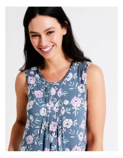 Best Pirce 😍 Soho Viscose Elastane Sleeveless Nightie In Multi 😀 -sleepwear-robes Sales unnamed file 1834