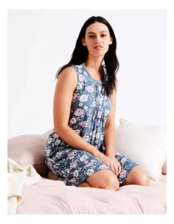 Best Pirce 😍 Soho Viscose Elastane Sleeveless Nightie In Multi 😀 -sleepwear-robes Sales unnamed file 1837