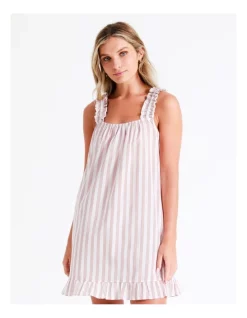 Best deal 😍 Chloe & Lola Frill Shoulder Chemise In Taupe 🧨 -sleepwear-robes Sales unnamed file 1856
