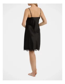 Best Sale 😀 Chloe & Lola Satin Basics Chemise Black 👍 -sleepwear-robes Sales unnamed file 1898